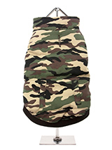 Forest Camouflage Bodywarmer - Our Forest Camouflage Bodywarmer is perfect for the dog that likes a bit of rough and tumble but also great for the owner who likes to step out in style. Military style clothing never goes out of fashion so your dog is always going to look the part in this robust but warm and comfortable bodywarmer....