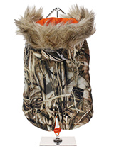 Natural Camouflage Fish Tail Parka - Our Natural Camouflage Fish Tail Parka is perfect for the dog who loves the great outdoors. It is also ideal for the dog that likes a bit of rough and tumble, a quality, multi-layered piece of clothing that will keep the heat in and the cold out. Our classic collection of camouflage coats and access...