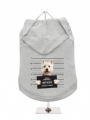 ''Police Mugshot - West Highland Terrier'' Dog Hoodie